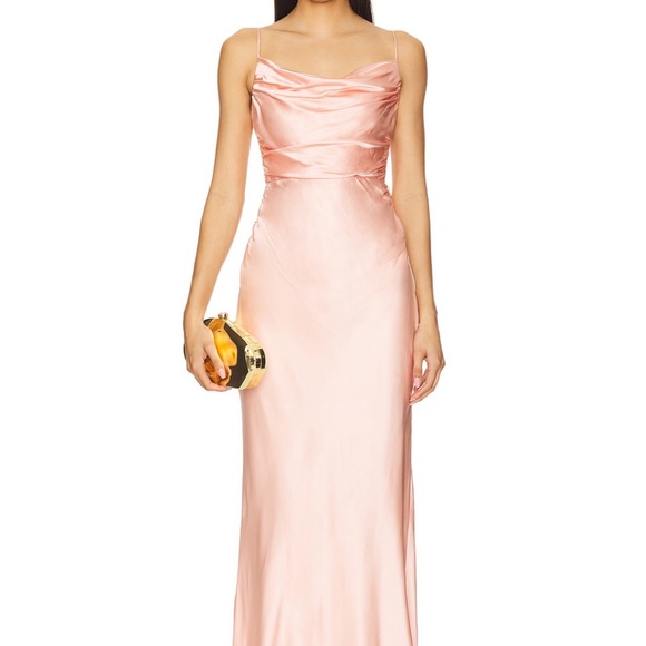 revolve pink pleated dress Pink Pleated Dress